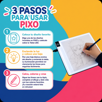 PIXO™ | Kit Creativo para Dibujar y Calcar + Ebooks Exclusivos