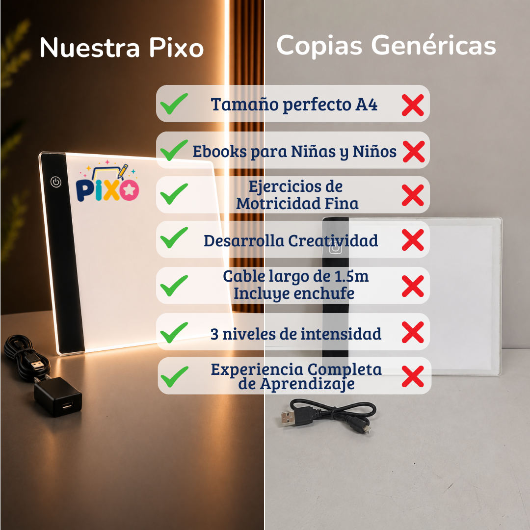 PIXO™ | Kit Creativo para Dibujar y Calcar + Ebooks Exclusivos