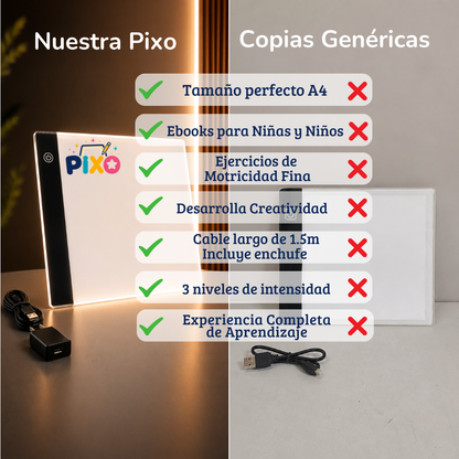PIXO™ | Kit Creativo para Dibujar y Calcar + Ebooks Exclusivos